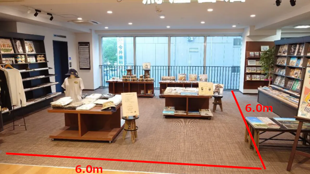 【蔦屋書店 宮崎高千穂通り】ポップアップストアや販促イベント、展示に最適な2階南側エスカレーター付近イベントスペースの画像