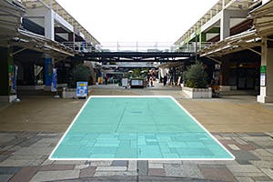 【トナリエふじみ野】プロモーションや催事に適した地域密着型商業施設内にある通行量の多い屋外イベントスペース