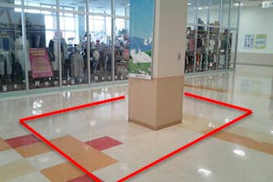 【フレスポ小田原シティーモール】食物販や物販に最適な北館1F柱周りスペース②