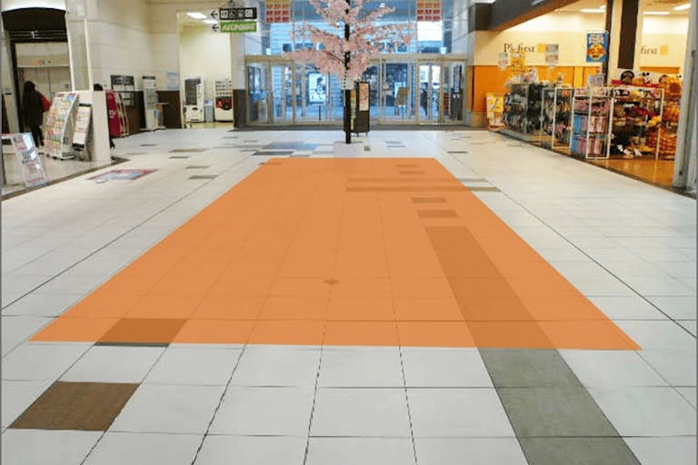 【イオンモール四日市北】各種プロモーションや物販、食物販のポップアップストアに最適な1階ペテモ前のイベントスペースの画像1