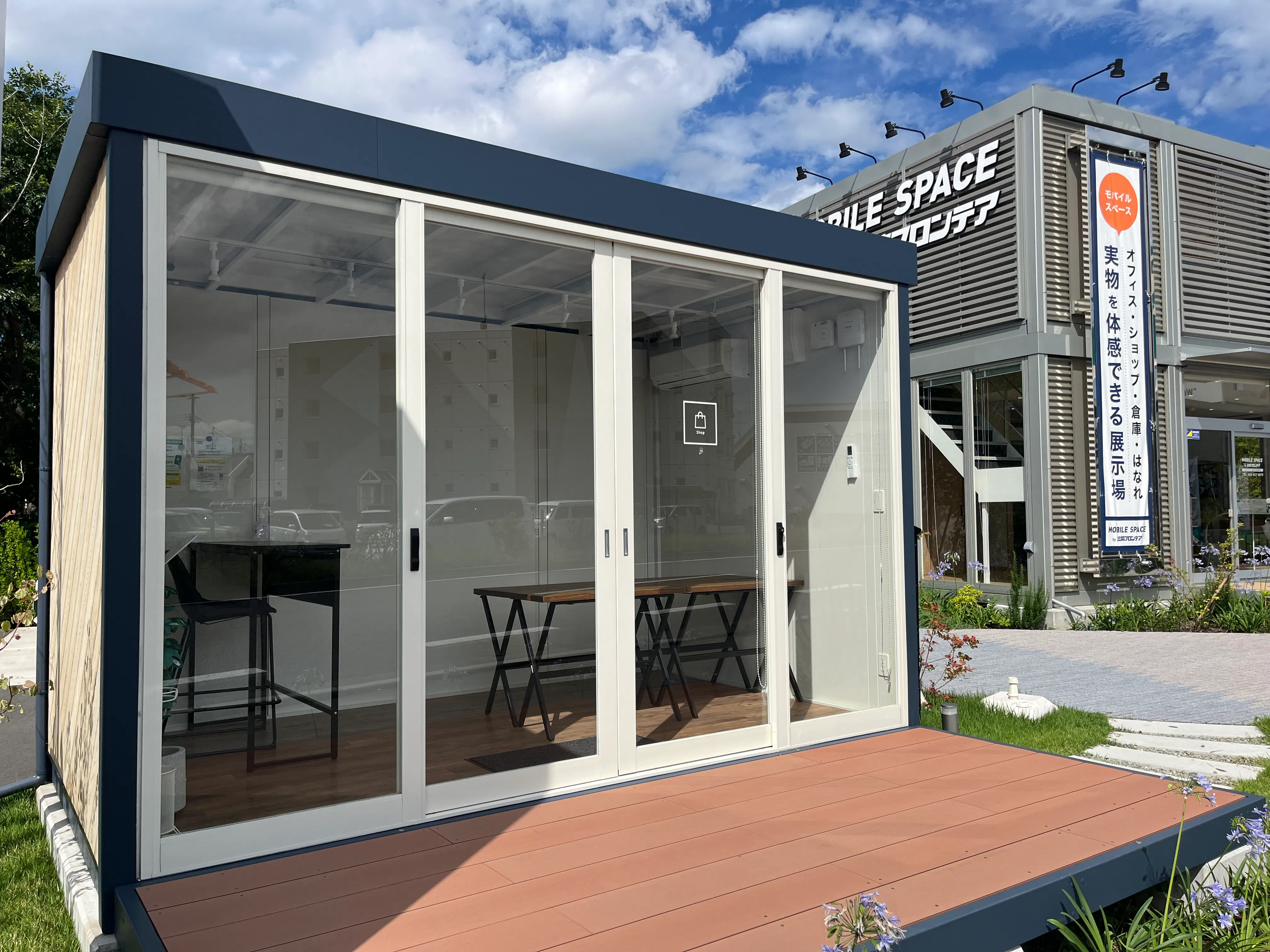 【福島県郡山市】自主企画マルシェやポップアップストアに最適なお手頃価格のレンタルスペース「Shop」／敷地全体の貸切イベント開催も可能！