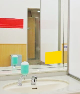 【イオンモール高知】モール内広告 化粧室の画像