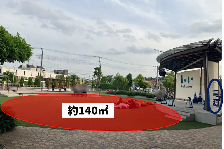 【ららぽーと富士見】屋外広場の画像5