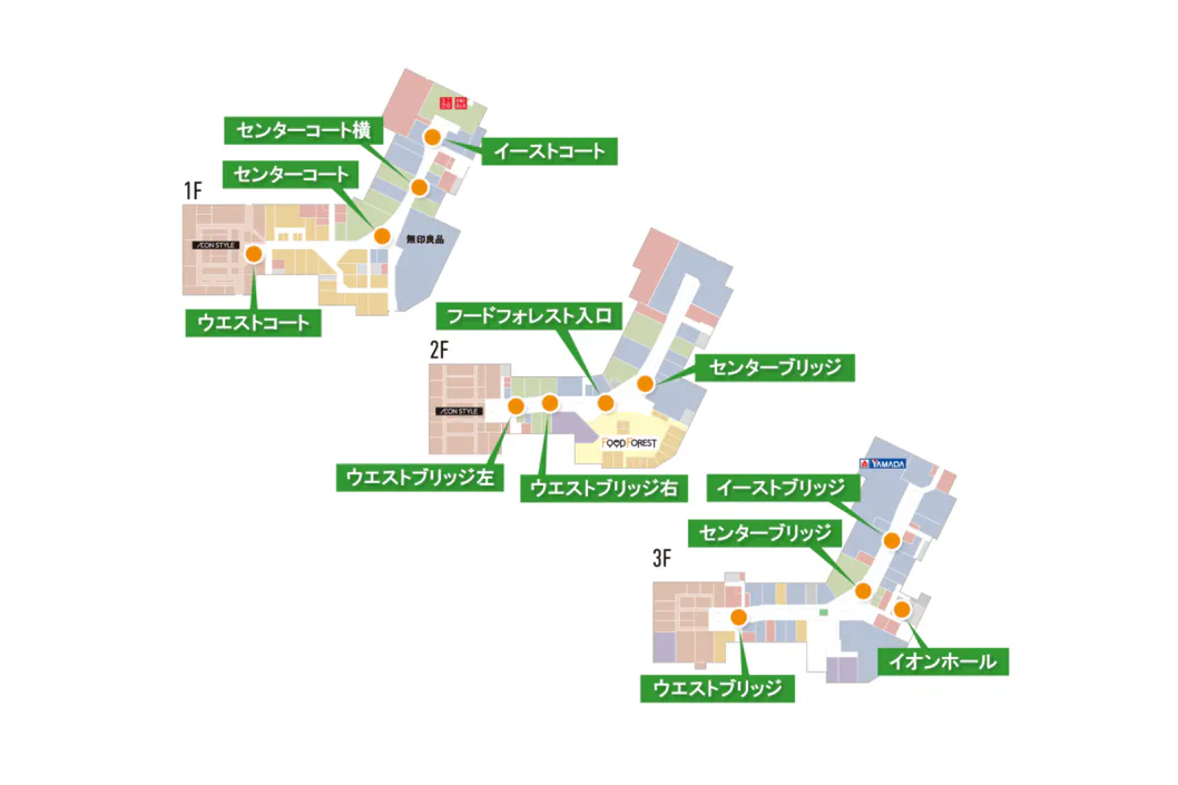 【イオンモール川口】3F イオンホールB