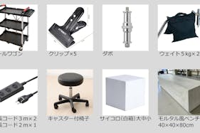 【目黒駅3分】展示会や撮影に最適な白基調なイベントスペース|ハンガーラック7本貸出、展示用テーブル多数