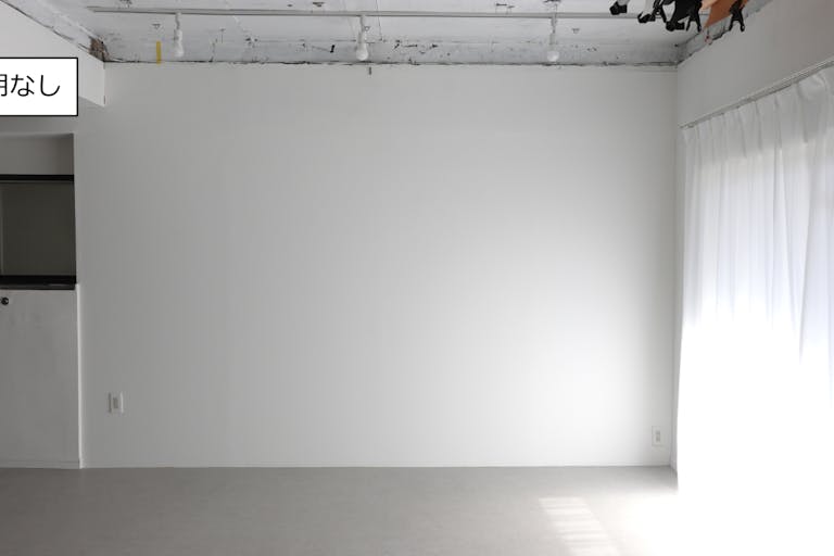 【サモスタ目黒店502】イベントスペース4(白壁:幅359cm、高さ240cm)