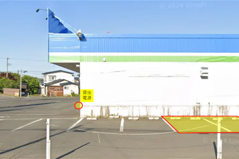 出店スペース:31号線側(車枠2台分)