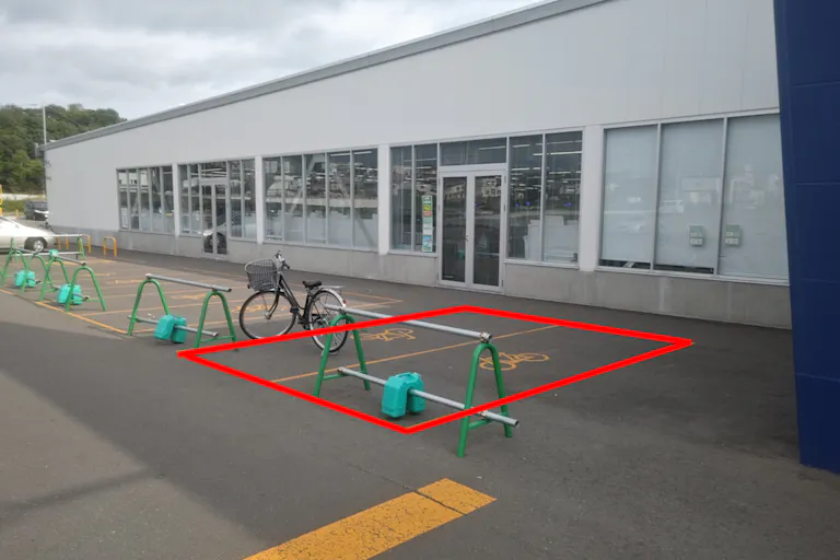 出店スペース:駐輪スペース