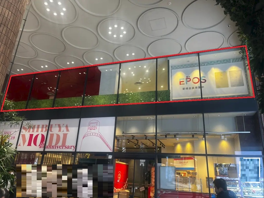 【渋谷モディ】2階 カレンダリウムD05【物販・PR・展示会】屋外からの視認性抜群、大型モニター完備の画像7