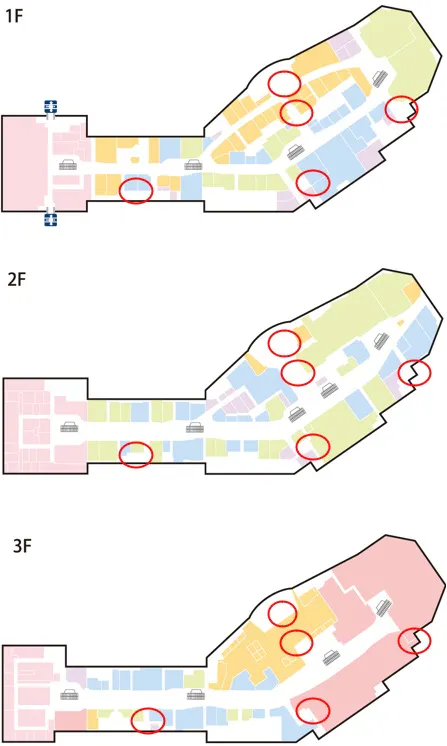 【イオンモール新利府】モール内広告 エレベーター扉