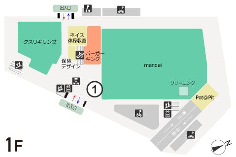 【フレスポ阿波座】食物販や物販に適したスーパー万代付近の1階共用スペースにある屋内スペース