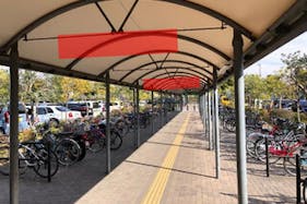 【イオンモールむさし村山】モール内広告 センター東 通路屋根