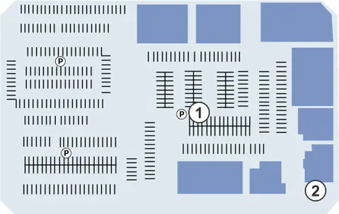 【センチュリーガーデンフレスポ 】販促イベントやキッチンカーの出店に適した屋外駐車場内スペース