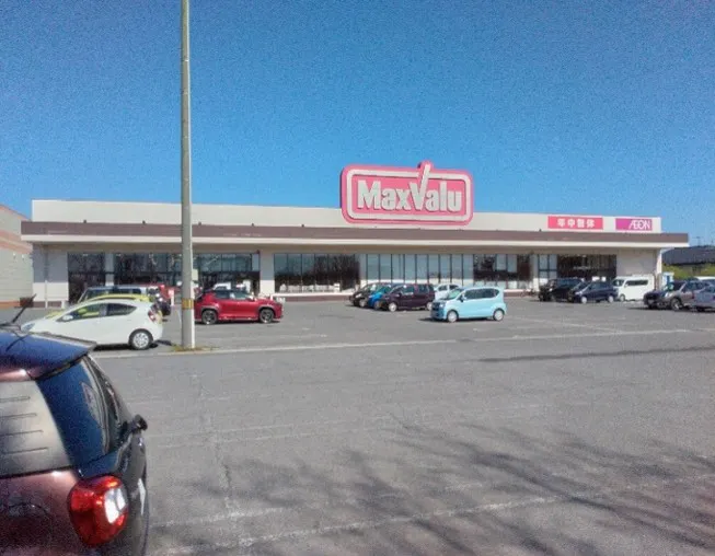 【マックスバリュ能代北店】店舗軒下 販促プロモーションや物販に最適なスーパー店外催事イベントスペース