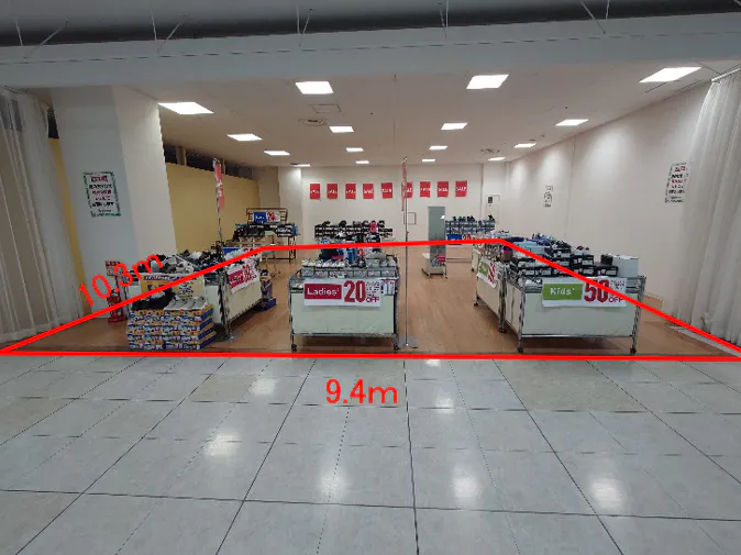 【イオン古川】auショップ横 販促プロモーションや物販に最適なスーパー店内催事イベントスペース