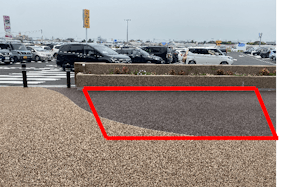 【イオンタウン旭】キッチンカーに最適な地域密着型のショッピングモール内お客様駐車場付近のキッチンカースペースA