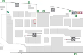 【北千住マルイ】B1階 カレンダリウムF04【食物販・調理行為可能】食品売場レジの正面、食ポップアップに最適