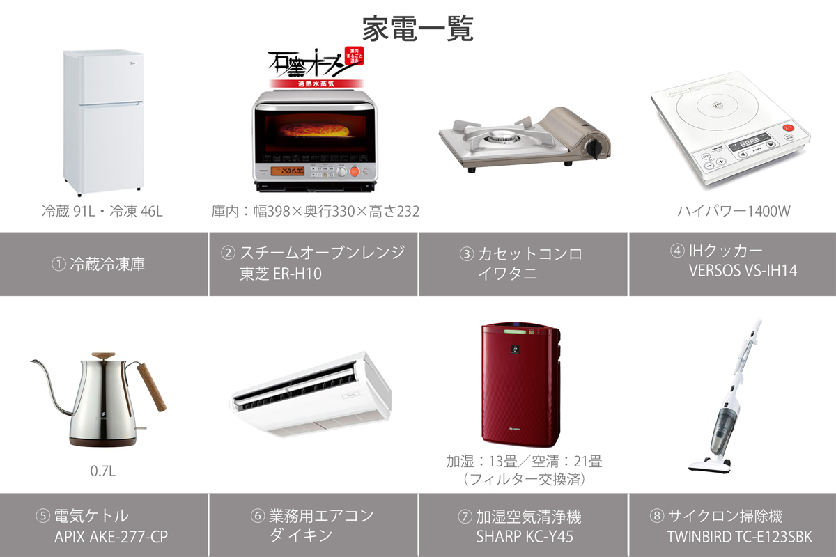 家電一覧