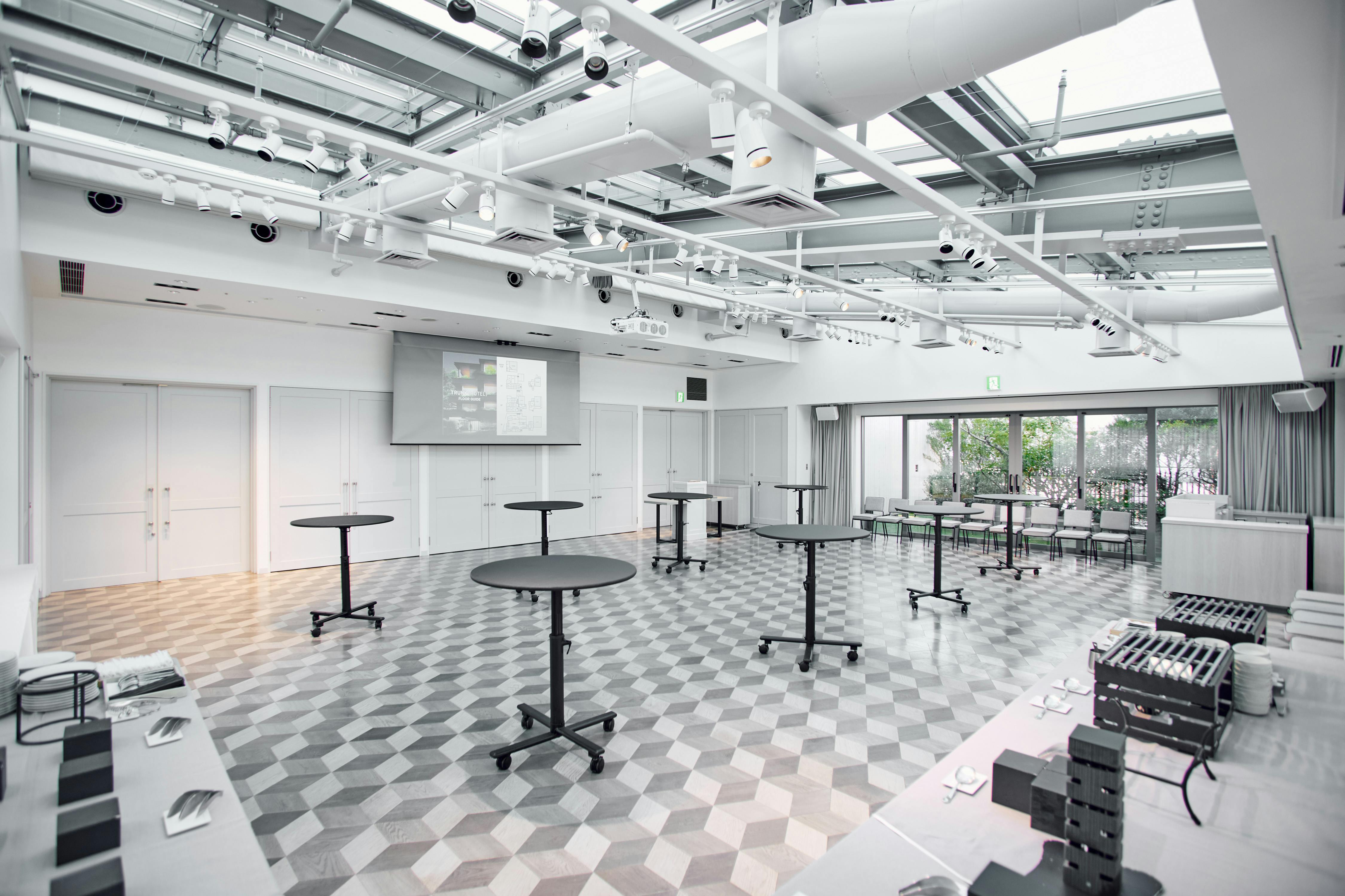【渋谷駅6分】大型プロモーションや展示会に最適な「TRUNK(HOTEL)」内のイベントスペースSORANIWA