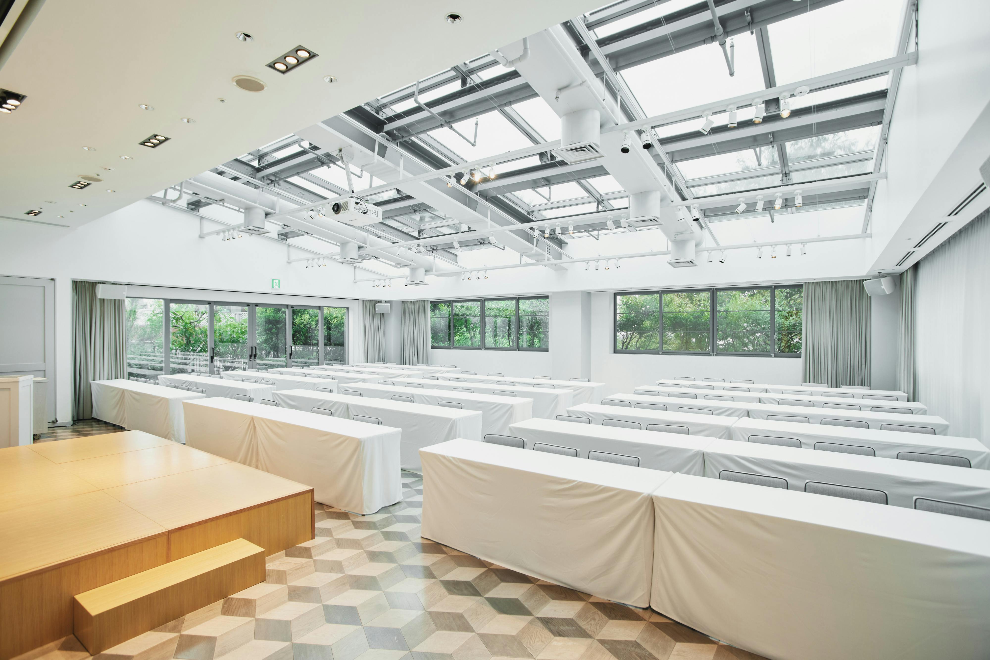 【渋谷駅6分】大型プロモーションや展示会に最適な「TRUNK(HOTEL)」内のイベントスペースSORANIWA