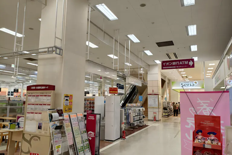 【イオン仙台幸町】中央エスカレーター前(ATM側) 販促プロモーションや物販に最適なスーパー店内催事イベントスペースの画像2