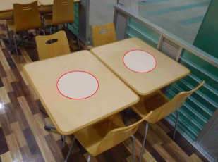 【イオンモール広島府中】モール内広告 フードコート