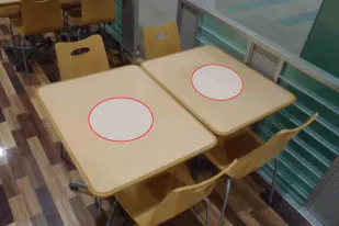 【イオンモール広島府中】モール内広告 フードコート
