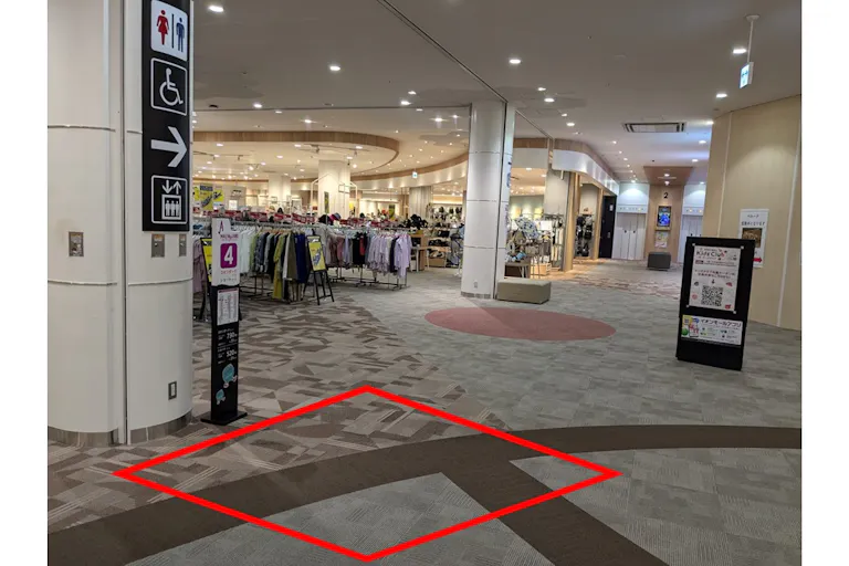 催事場所(赤枠)