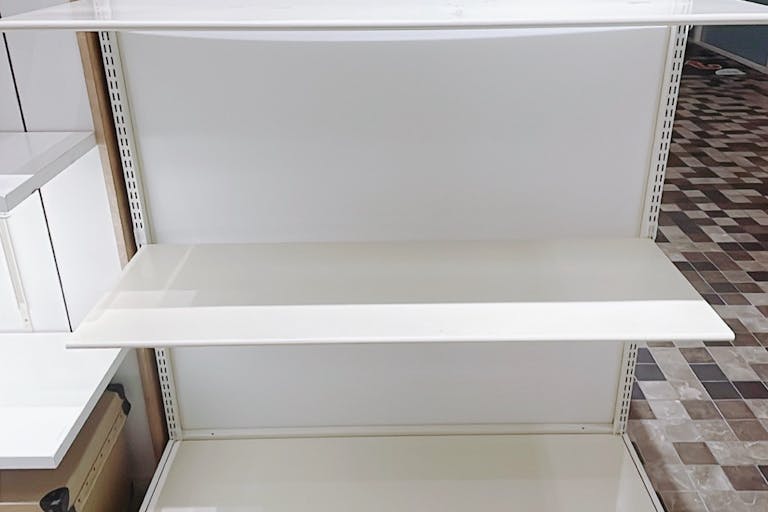 H1400×W1200×D450 片面三段棚×2台