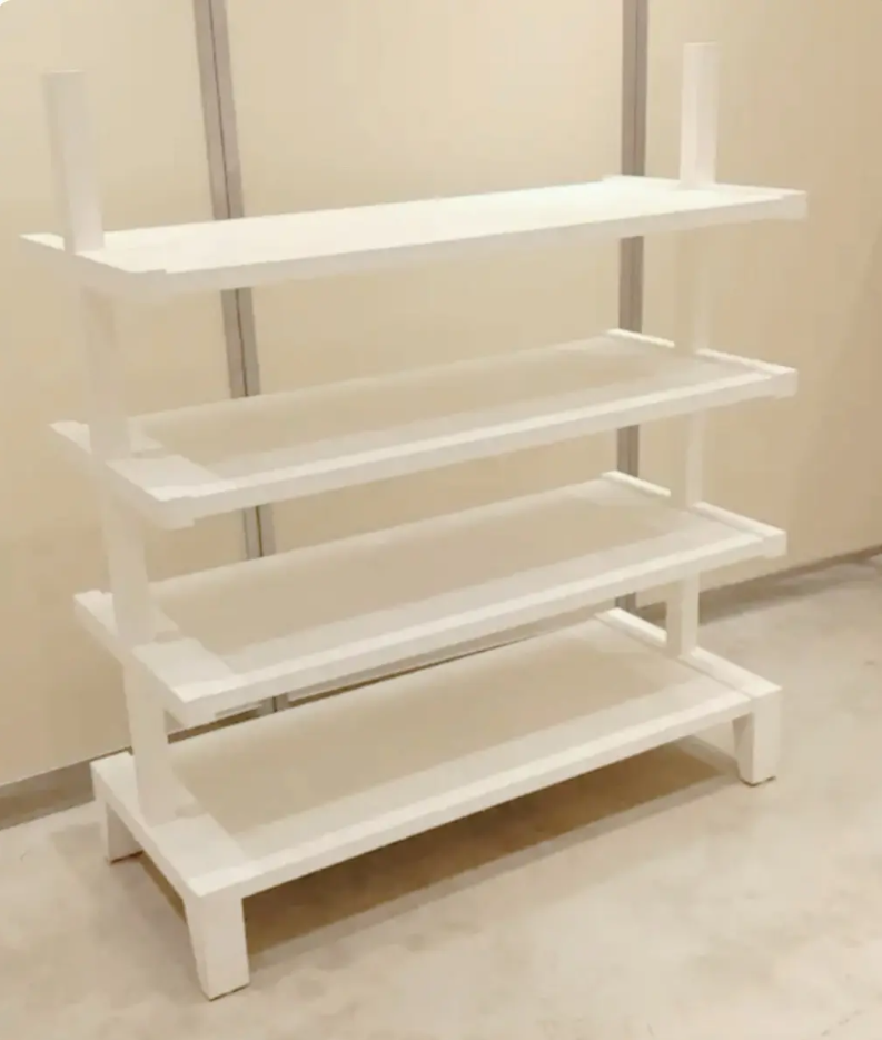 H135×W117×D50　四段棚