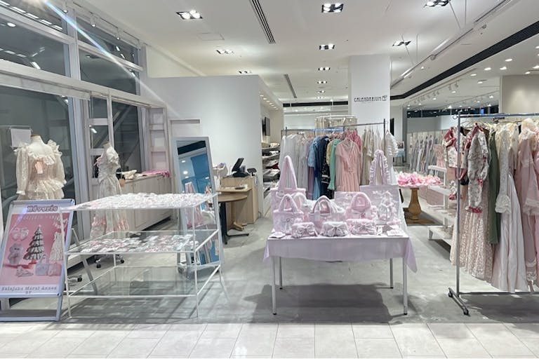 什器付きの区画です