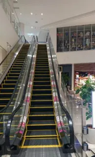 【イオンモール白山】モール内広告 エスカレーター（レーン）