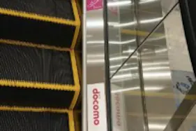 【イオンモール白山】モール内広告 エスカレーター(レーン)