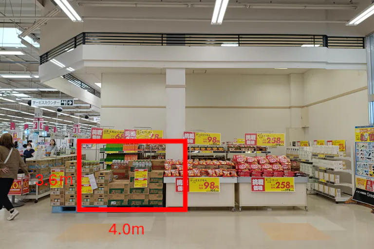 【イオンスーパーセンター石巻東店】パン工場横催事スペースA 販促プロモーションや物販に最適なスーパー店内催事イベントスペースの画像1