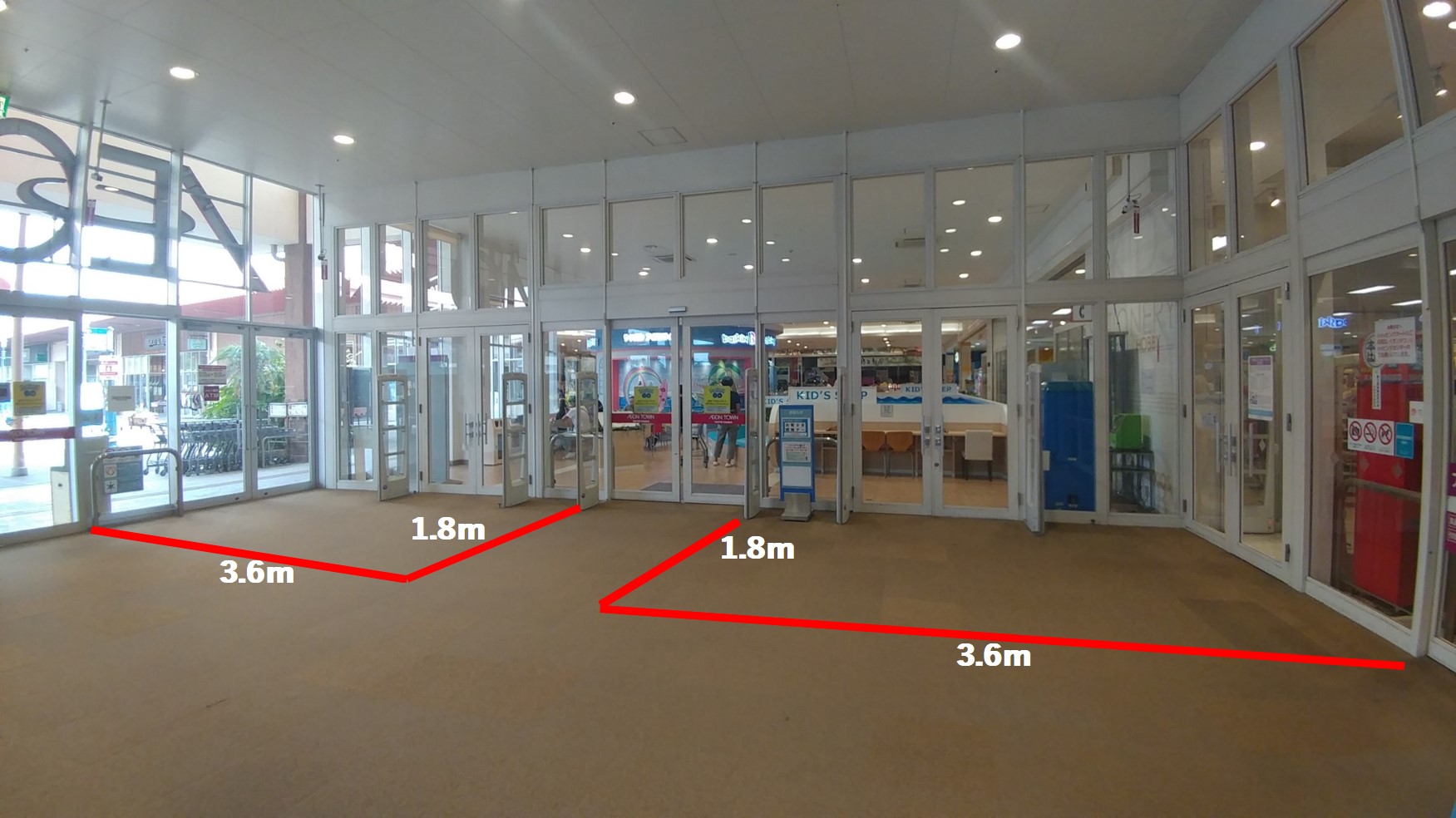 【イオンタウン館山】ポップアップストアやプロモーションイベントに最適なエントランス部分を利用可能なイベントスペース(第三風除室②)の画像6