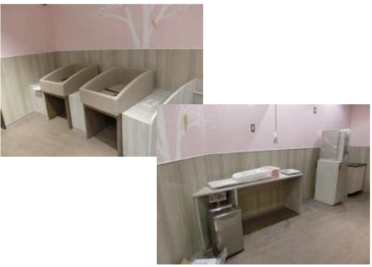 【イオンモール天童】モール内広告 授乳室の画像