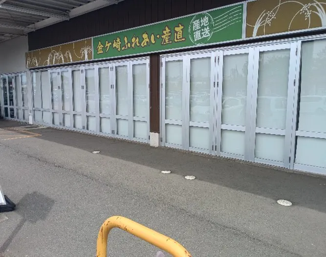 【イオンスーパーセンター金ケ崎店】駐車場　食品側入口産直側 販促プロモーションや物販に最適なスーパー店外催事イベントスペース