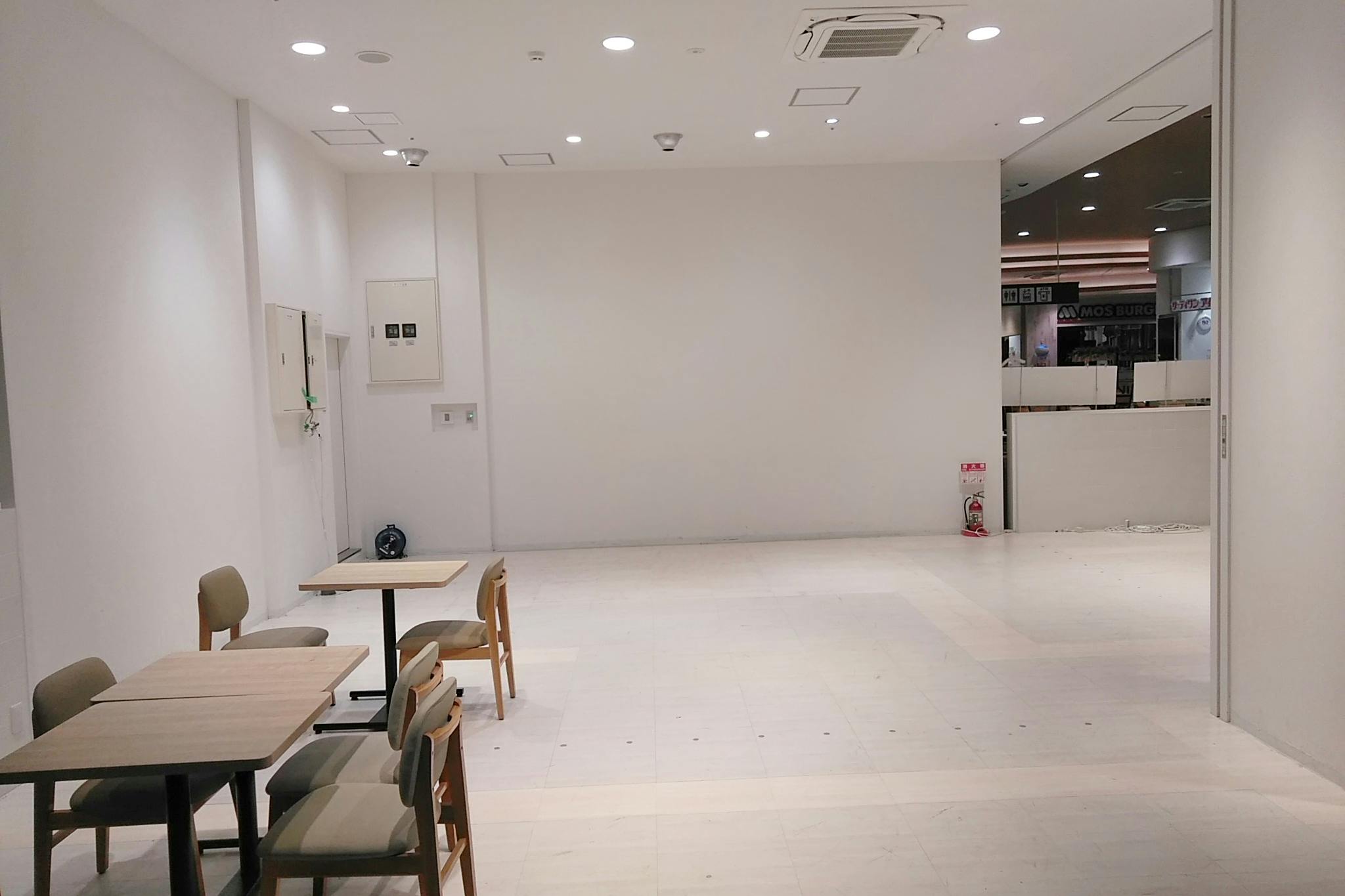 【イオンスタイル仙台卸町】プロモーションイベントや各種物販に最適な飲食テナント横にある区画型のイベントスペース