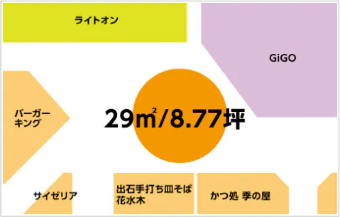 【イオンモール姫路リバーシティー*】2F 北ビレッジレストラン街イベントスペース