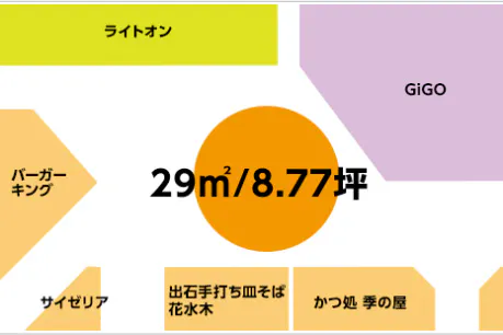 【イオンモール姫路リバーシティー*】2F 北ビレッジレストラン街イベントスペース