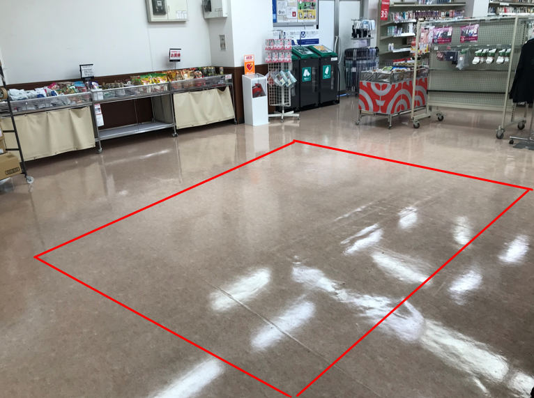 【西友　ピア・タウン店】1階レジ横　プロモーション用途や物販、食物販のポップアップストアに最適なスーパー店内催事イベントスペース