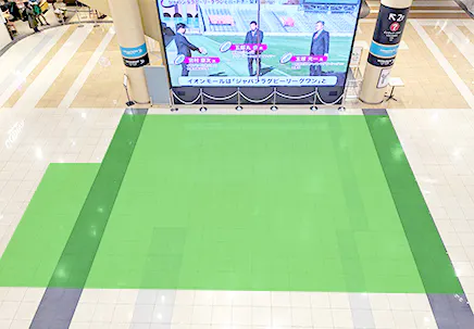 【イオンモール各務原インター】プロモーションイベントやポップアップストアに最適な1F センターコートの催事イベントスペース