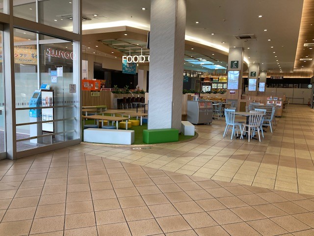 【イオンタウン水戸南】視認性抜群なフードコート付近のイベントスペース