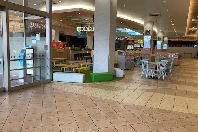 【イオンタウン水戸南】視認性抜群なフードコート付近のイベントスペース