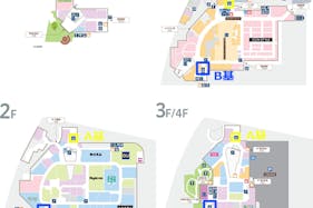 【イオンモール多摩平の森】モール内広告 エレベーター扉