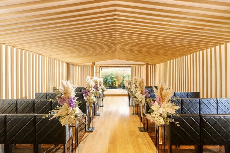 【祇園四条駅5分】レセプションパーティーや展示会に適した四季折々の美しい風景をお愉しみいただけるイベントスペース