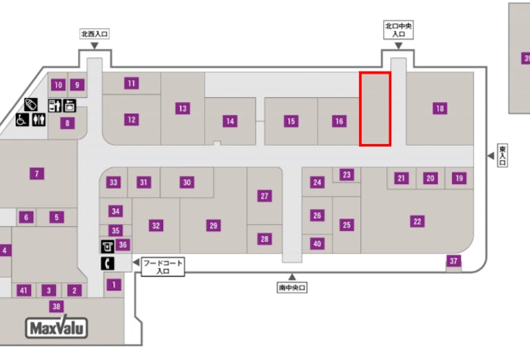 【イオンタウン弘前樋の口】各種ポップアップストアやセールスプロモーションに適した大型書店テナント横にある多方面から視認可能な区画型のイベントスペースの画像3