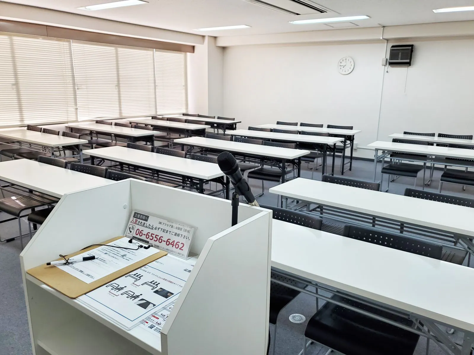 【四ツ橋・近商ビル｜四ツ橋駅1分】最大38名まで利用できる貸し会議室（6階B区画）