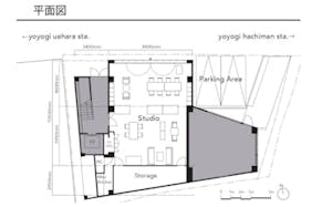 【代々木上原駅5分】ポップアップストアやワークショップに適した路面イベントスペース【ハーフプラン】