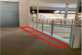 【イオンモール熱田】プロモーションイベントに最適な2F 南渡りデッキ(じぶんまくら前)の催事イベントスペース